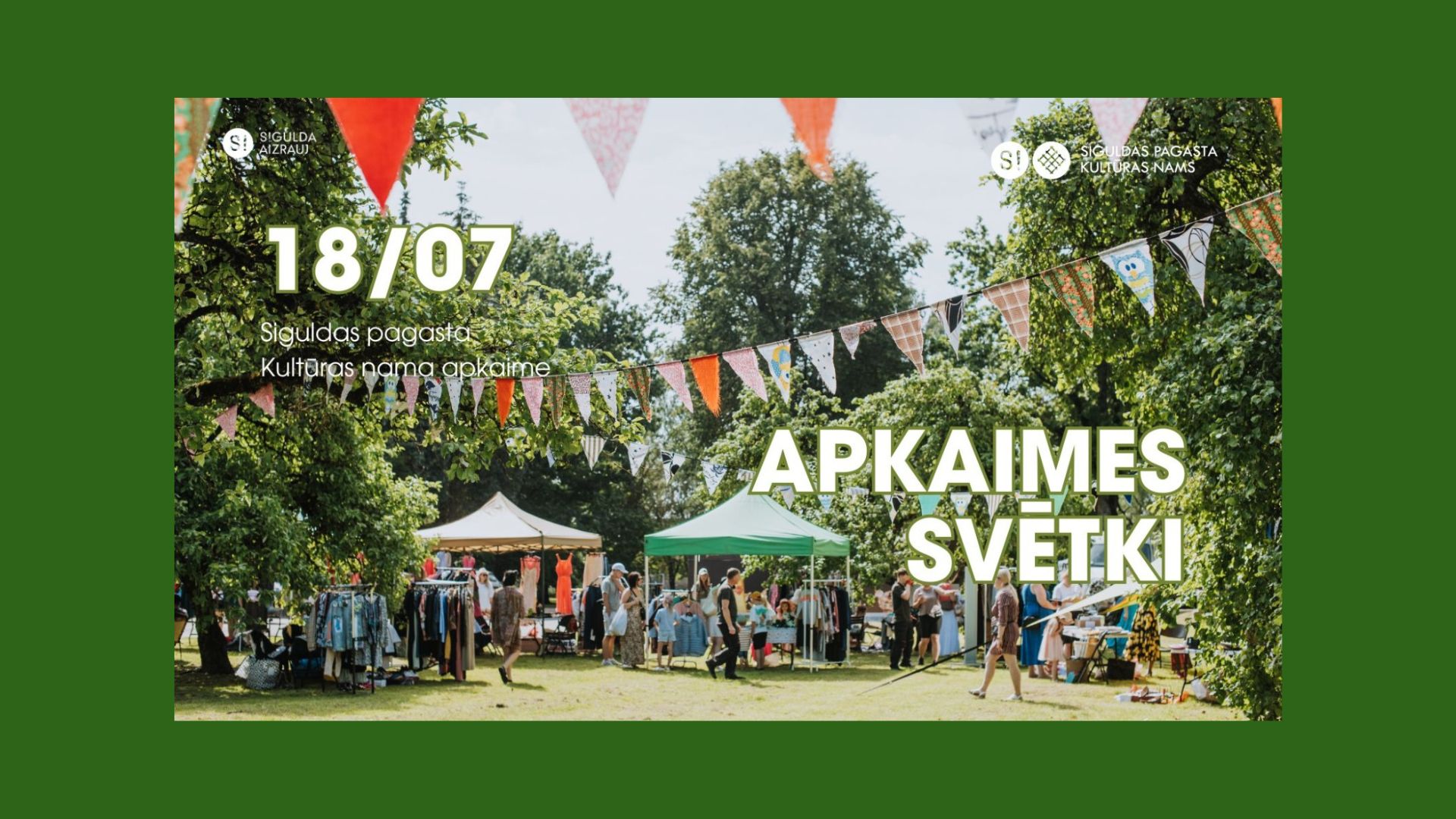 Siguldas Apkaimes svētki 2026 — pilsētas svētku vāka attēls